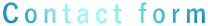 Contact form